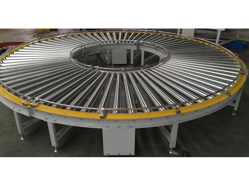 WG-180G 180° double chain roller conveyor
